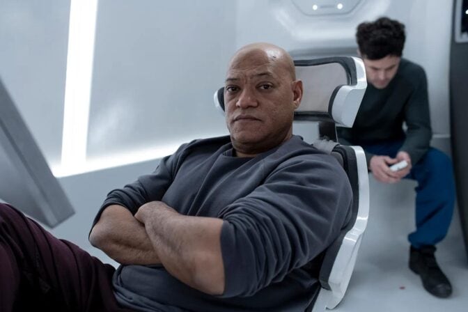 Laurence Fishburne och Casey Affleck i klaustrofobiska "Slingshot"